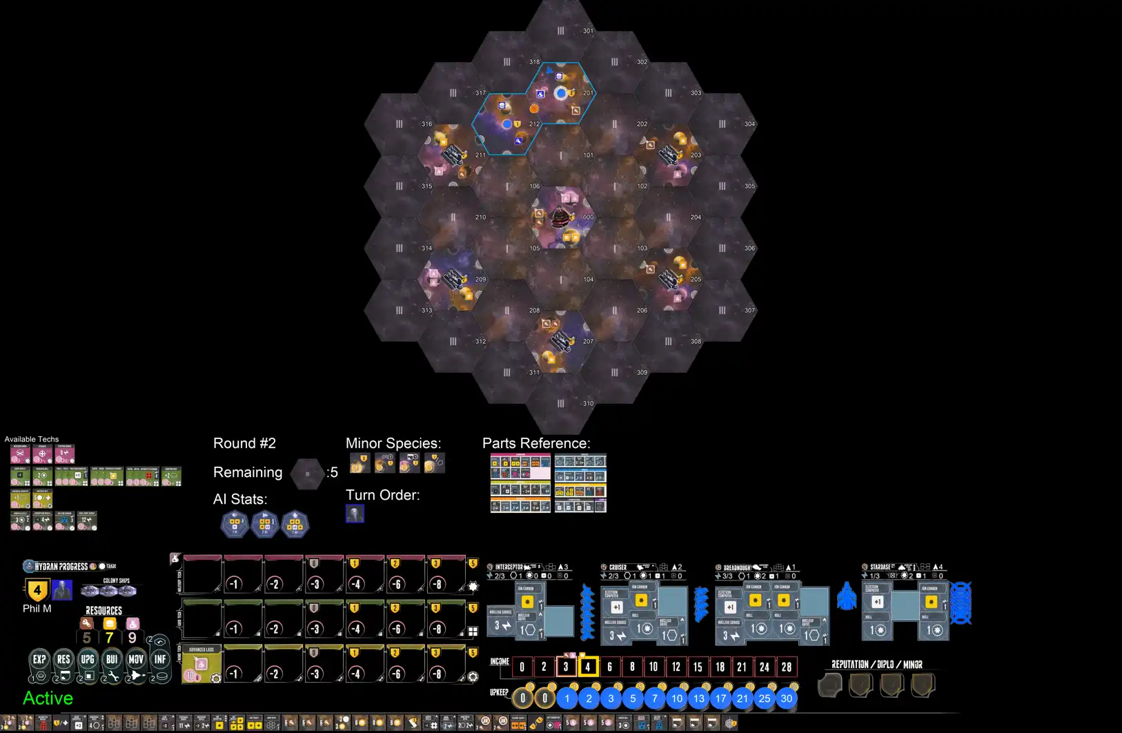 End of round 1 for test