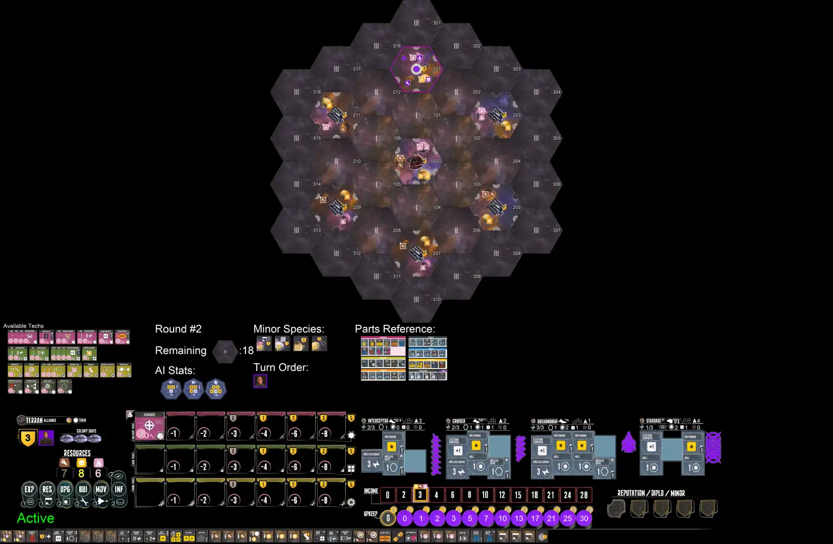 End of round 1 for a