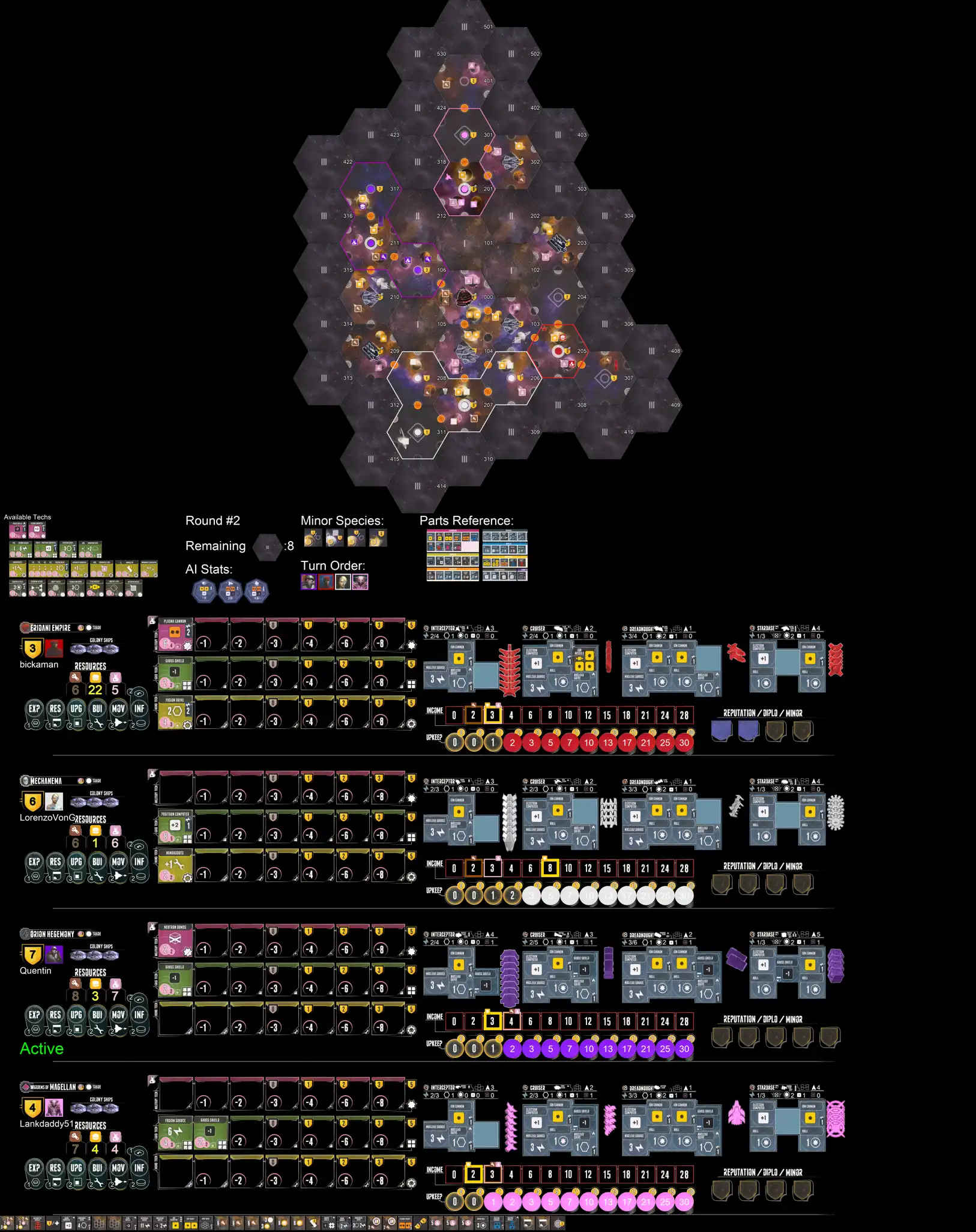 End of round 1 for TI Recovery Unit